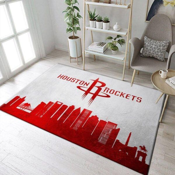 Houston Rockets Rug Living Room Carpet Regtangle Carpet Floor Decor