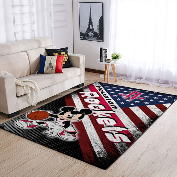 Houston Rockets Rug Living Room Carpet Regtangle Carpet Floor Decor