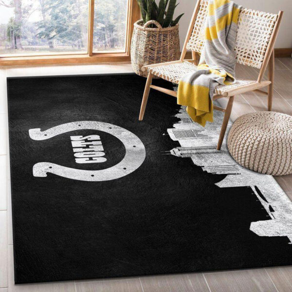 Indianapolis Colts Area Rug Bathroom Rug Floor Rug Regtangle Carpet