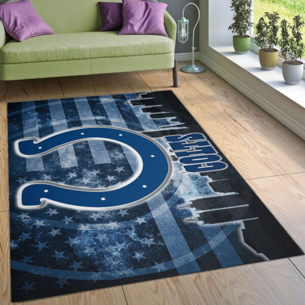 Indianapolis Colts Carpet Living Room Rug Floor Rug Regtangle Carpet