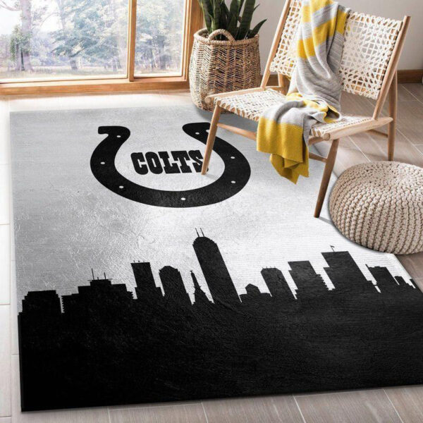 Indianapolis Colts Rug Living Room Rug Floor Rug Regtangle Carpet