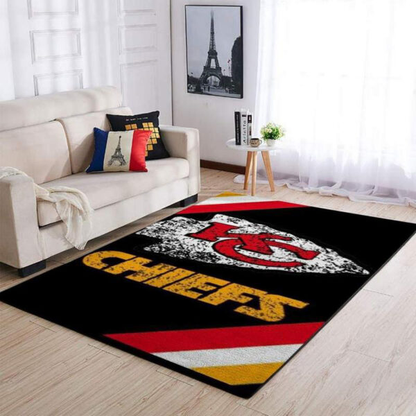 Kansas City Chiefs Rug Bath Rug Floor Rug Regtangle Carpet