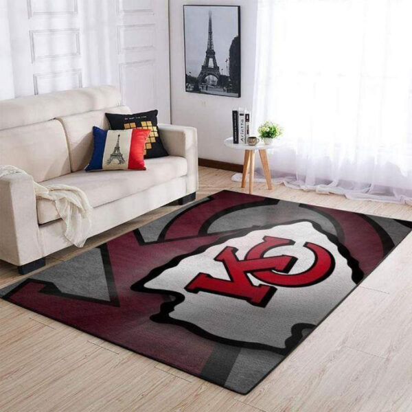 Kansas City Chiefs Rug Bath Rug Floor Rug Regtangle Carpet