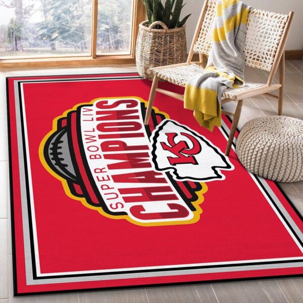 Kansas City Chiefs Rug Living Room Rug Floor Rug Regtangle Carpet