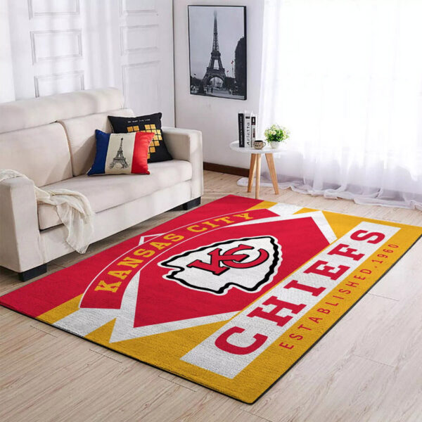 Kansas City Chiefs Rugs Bath Rug Floor Rug Regtangle Carpet