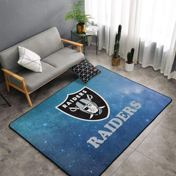 Las Vegas Raiders Area Rug Oakland Raiders Rug Bathroom Rug Floor Rug Regtangle Carpet