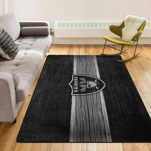 Las Vegas Raiders Area Rug Oakland Raiders Rug Bathroom Rug Floor Rug Regtangle Carpet