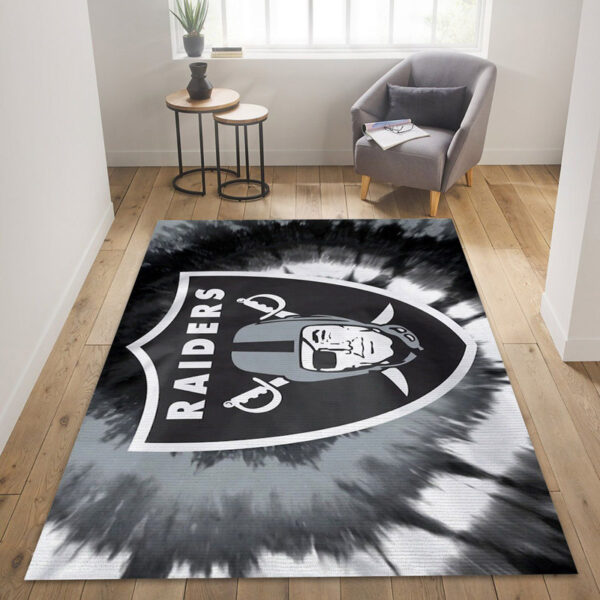 Las Vegas Raiders Area Rug Oakland Raiders Rug Living Room Rug Floor Rug Regtangle Carpet