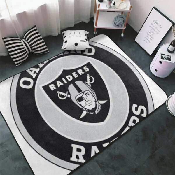 Las Vegas Raiders Area Rug Oakland Raiders Rugs Bathroom Rug Floor Rug Regtangle Carpet