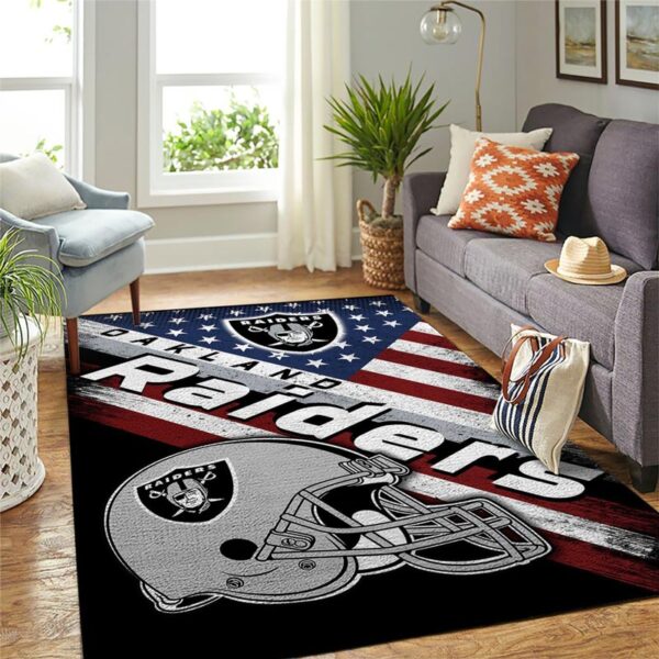Las Vegas Raiders Rugs Oakland Raiders Area Rug Bathroom Rug Floor Rug Regtangle Carpet