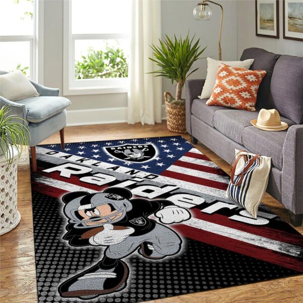 Las Vegas Raiders Rugs Oakland Raiders Area Rug Bathroom Rug Floor Rug Regtangle Carpet