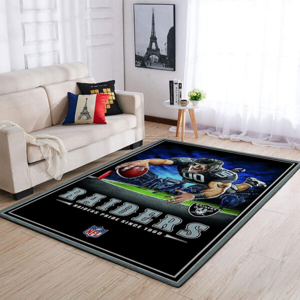 Las Vegas Raiders Rugs Oakland Raiders Area Rug Living Room Rug Floor Rug Regtangle Carpet