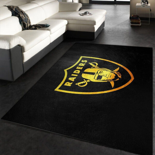 Las Vegas Raiders Rugs Oakland Raiders Area Rug Living Room Rug Floor Rug Regtangle Carpet