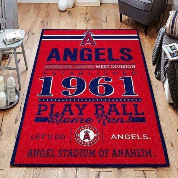 Los Angeles Angels Rug Living Room Carpet Regtangle Carpet Floor Decor