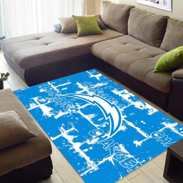 Los Angeles Chargers Area Rugs Bathroom Rug Floor Rug Regtangle Carpet