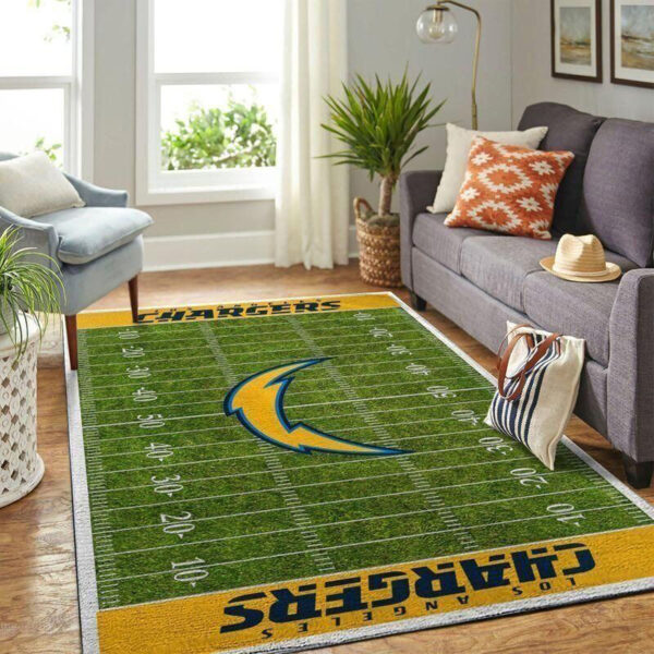 Los Angeles Chargers Area Rugs Bathroom Rug Floor Rug Regtangle Carpet