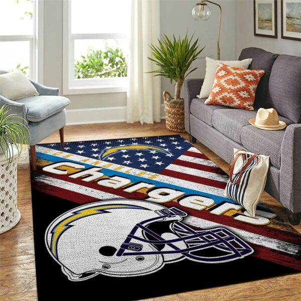 Los Angeles Chargers Area Rugs Living Room Rug Floor Rug Regtangle Carpet