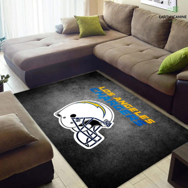 Los Angeles Chargers Carpet Living Room Rug Floor Rug Regtangle Carpet