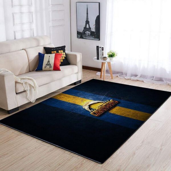 Los Angeles Chargers Rug Bathroom Rug Floor Rug Regtangle Carpet