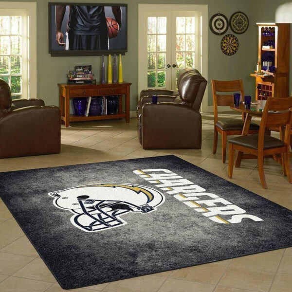Los Angeles Chargers Rug Bathroom Rug Floor Rug Regtangle Carpet