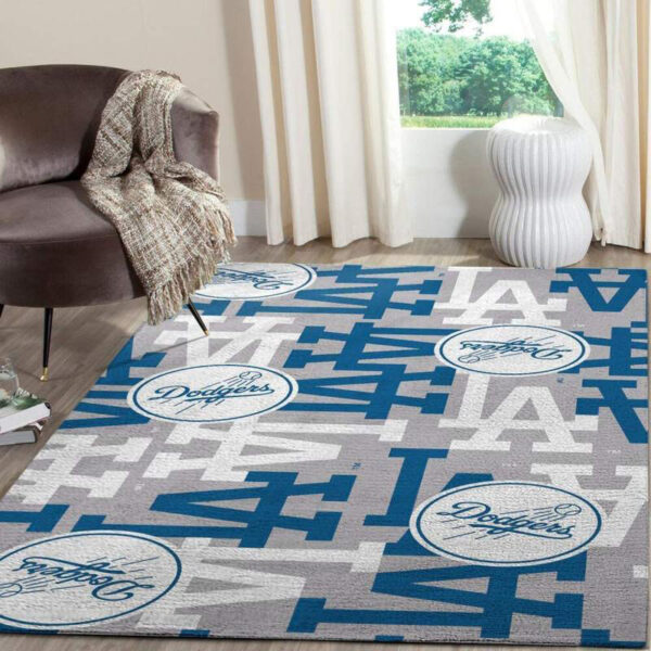 Los Angeles Dodgers Rug Living Room Carpet Regtangle Carpet Floor Decor