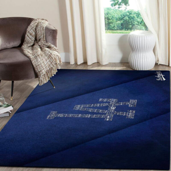 Los Angeles Dodgers Rug Living Room Carpet Regtangle Carpet Floor Decor