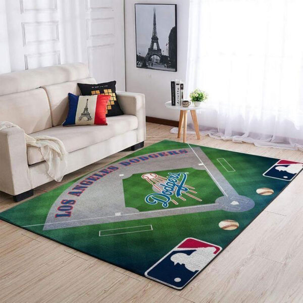 Los Angeles Dodgers Rug Living Room Carpet Regtangle Carpet Floor Decor