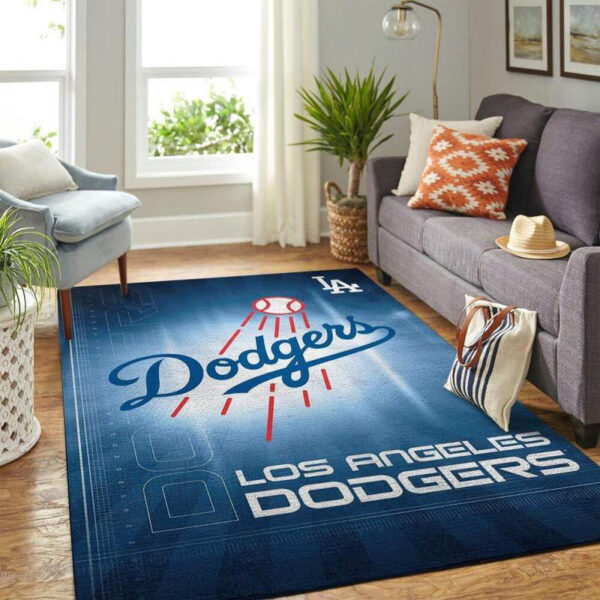 Los Angeles Dodgers Rug Living Room Carpet Regtangle Carpet Floor Decor