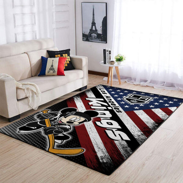 Los Angeles Kings Rug Living Room Carpet Regtangle Carpet Floor Decor