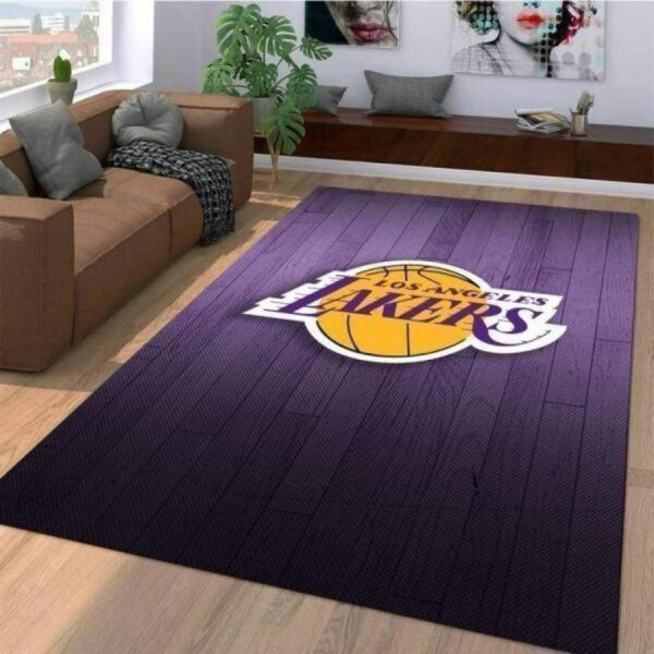 Los Angeles Lakers Rug Living Room Carpet Regtangle Carpet Floor Decor