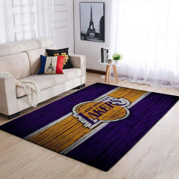 Los Angeles Lakers Rug Living Room Carpet Regtangle Carpet Floor Decor
