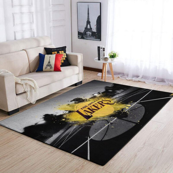 Los Angeles Lakers Rug Living Room Carpet Regtangle Carpet Floor Decor