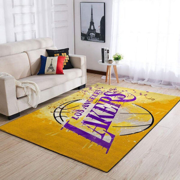 Los Angeles Lakers Rug Living Room Carpet Regtangle Carpet Floor Decor