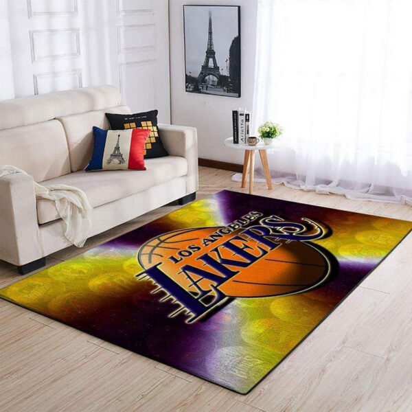 Los Angeles Lakers Rug Living Room Carpet Regtangle Carpet Floor Decor