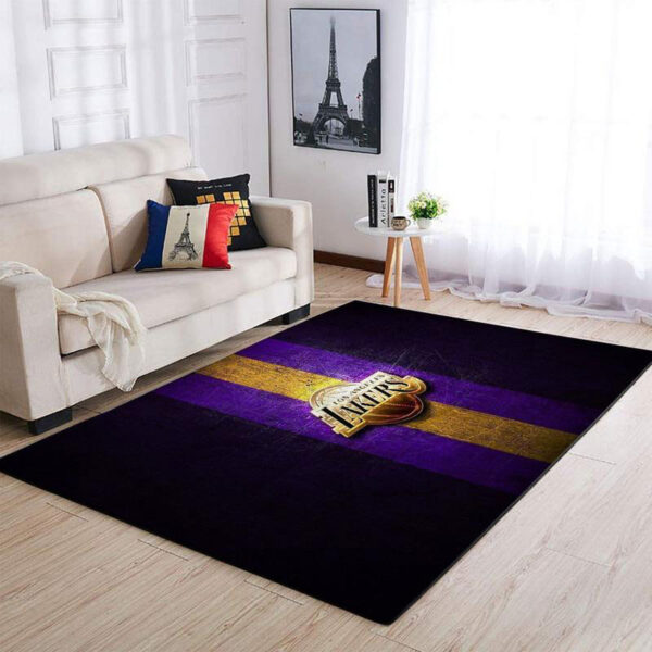 Los Angeles Lakers Rug Living Room Carpet Regtangle Carpet Floor Decor