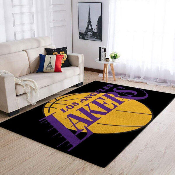 Los Angeles Lakers Rug Living Room Carpet Regtangle Carpet Floor Decor