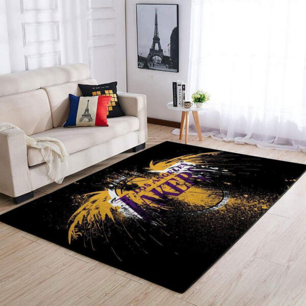 Los Angeles Lakers Rug Living Room Carpet Regtangle Carpet Floor Decor