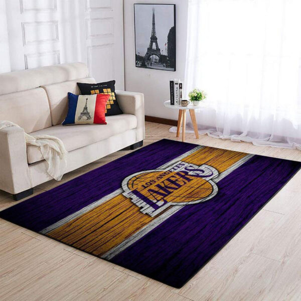 Los Angeles Lakers Rug Living Room Carpet Regtangle Carpet Floor Decor