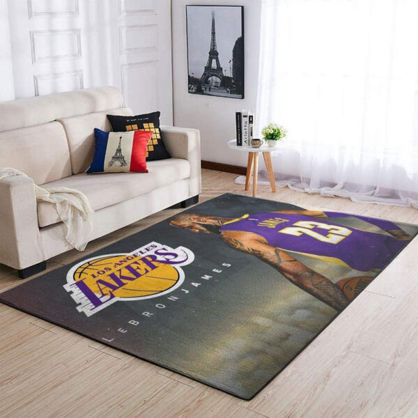 Los Angeles Lakers Rug Living Room Carpet Regtangle Carpet Floor Decor