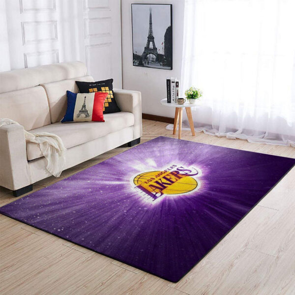 Los Angeles Lakers Rug Living Room Carpet Regtangle Carpet Floor Decor