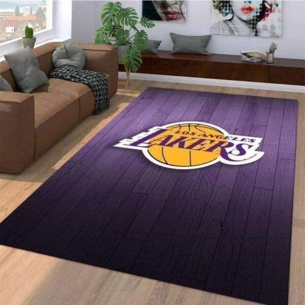 Los Angeles Lakers Rug Living Room Carpet Regtangle Carpet Floor Decor