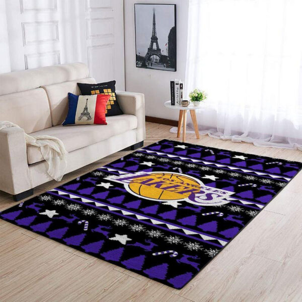 Los Angeles Lakers Rug Living Room Carpet Regtangle Carpet Floor Decor