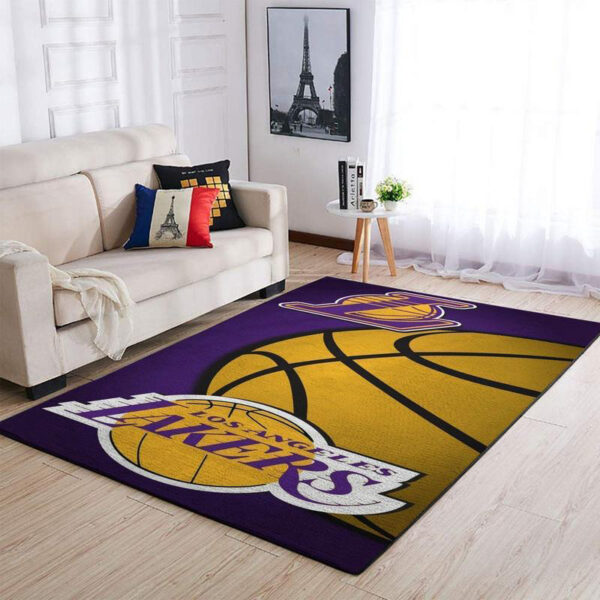 Los Angeles Lakers Rug Living Room Carpet Regtangle Carpet Floor Decor