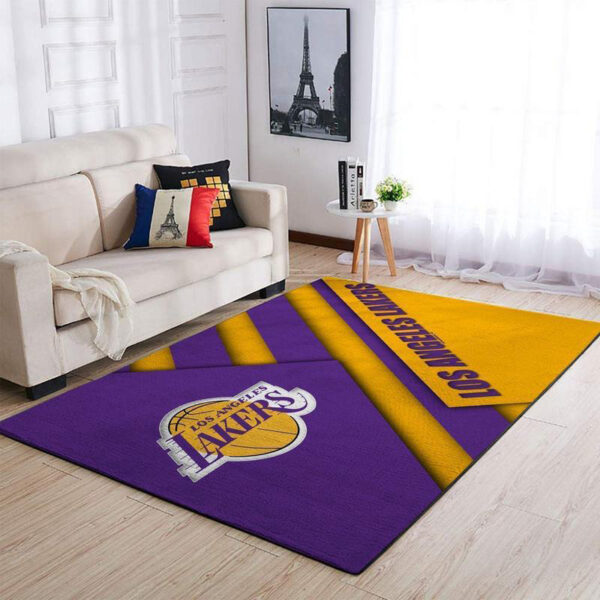 Los Angeles Lakers Rug Living Room Carpet Regtangle Carpet Floor Decor