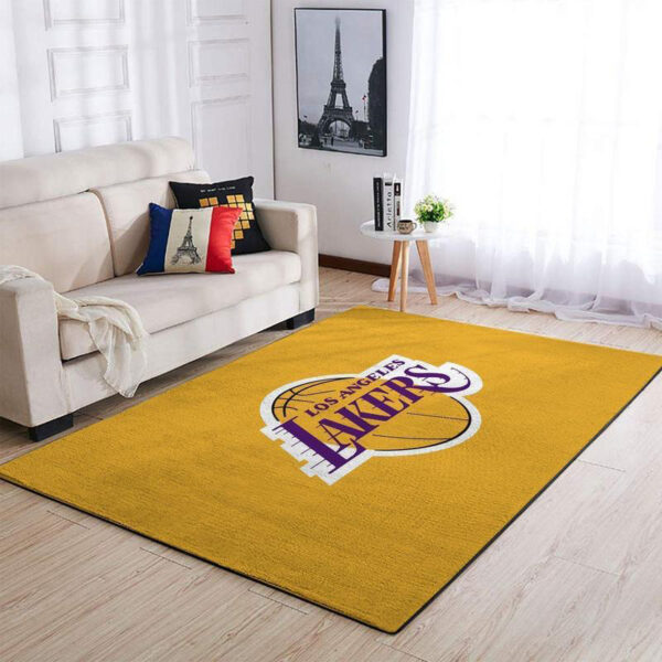 Los Angeles Lakers Rug Living Room Carpet Regtangle Carpet Floor Decor