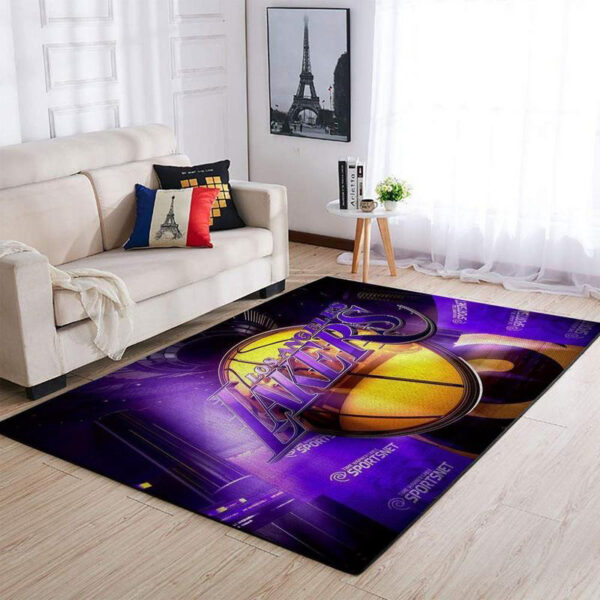 Los Angeles Lakers Rug Living Room Carpet Regtangle Carpet Floor Decor