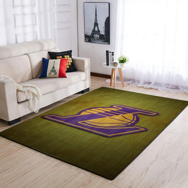 Los Angeles Lakers Rug Living Room Carpet Regtangle Carpet Floor Decor