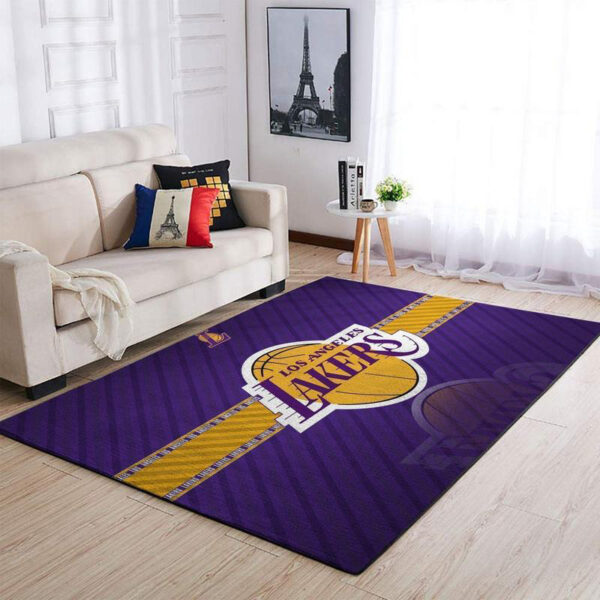Los Angeles Lakers Rug Living Room Carpet Regtangle Carpet Floor Decor