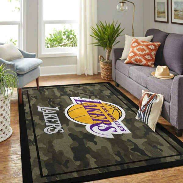 Los Angeles Lakers Rug Living Room Carpet Regtangle Carpet Floor Decor