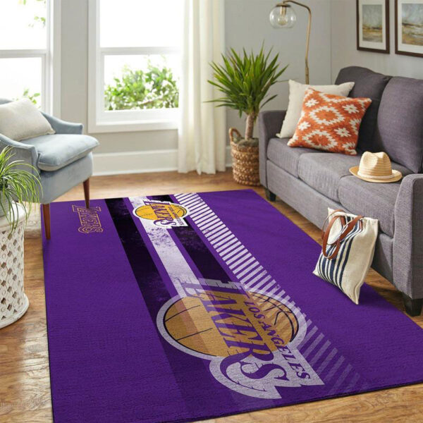Los Angeles Lakers Rug Living Room Carpet Regtangle Carpet Floor Decor